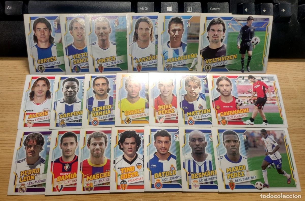 Cromos de F&uacute;tbol: LOTE 20 CROMOS EDICIONES ESTE PANINI 2010-11 ULTIMOS FICHAJES Y COLOCA