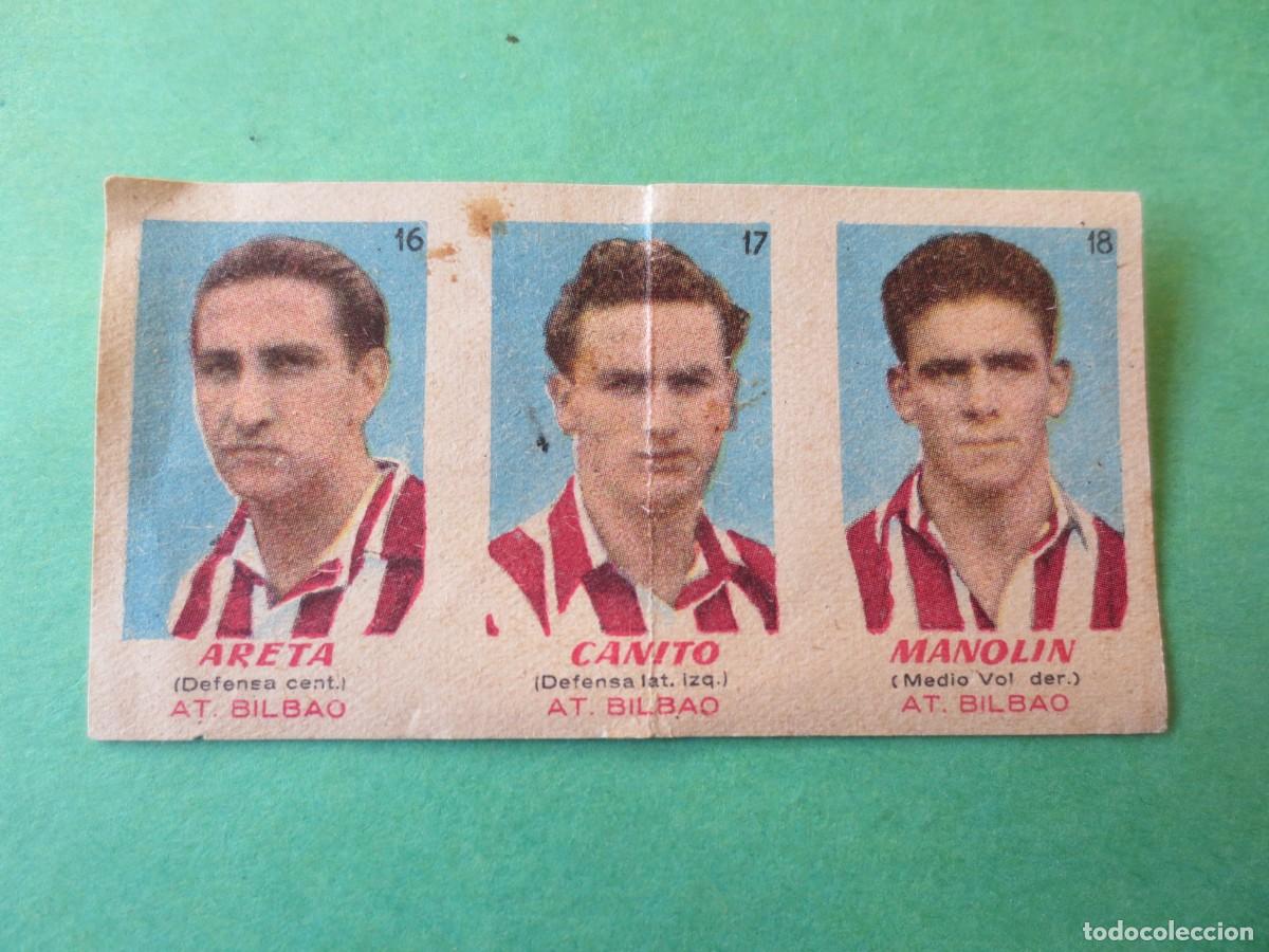 Cromos de Futebol: ANTIGUOS CROMOS DE FUTBOL COLECCION A DETERMINAR ARETA / CANITO / MANOLIN