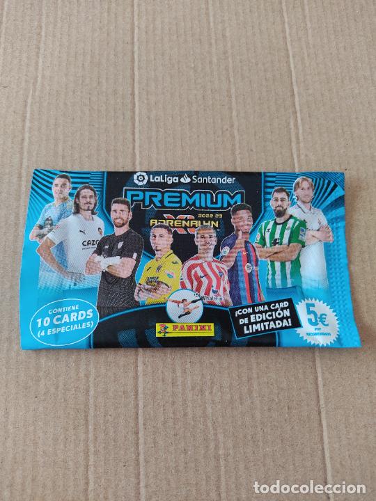 Cromos de F&uacute;tbol: SOBRE VACIO CROMO FUTBOL PANINI ADRENALYN PREMIUM 2022-2023 LIGA 22-23 MODRIC GRIEZMANN ANSU CAVANI
