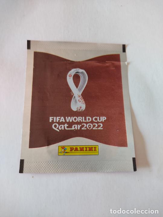 Figurine di Calcio: SOBRE VACIO CROMO STICKER FUTBOL MUNDIAL 2022 WORLD CUP COPA MUNDO QATAR PANINI TRASERA ROSA