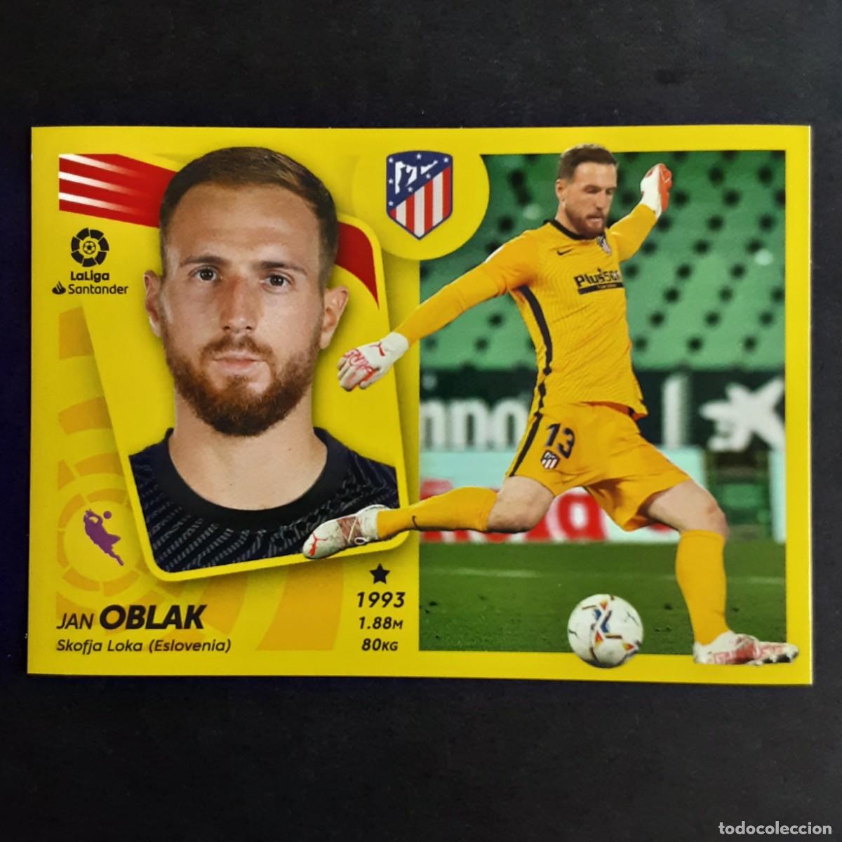 Figurine di Calcio: CROMO LIGA 2021 2022 21 22 COLECCIONES ESTE PANINI N&ordm;5 OBLAK-AT.MADRID NUNCA PEGADO