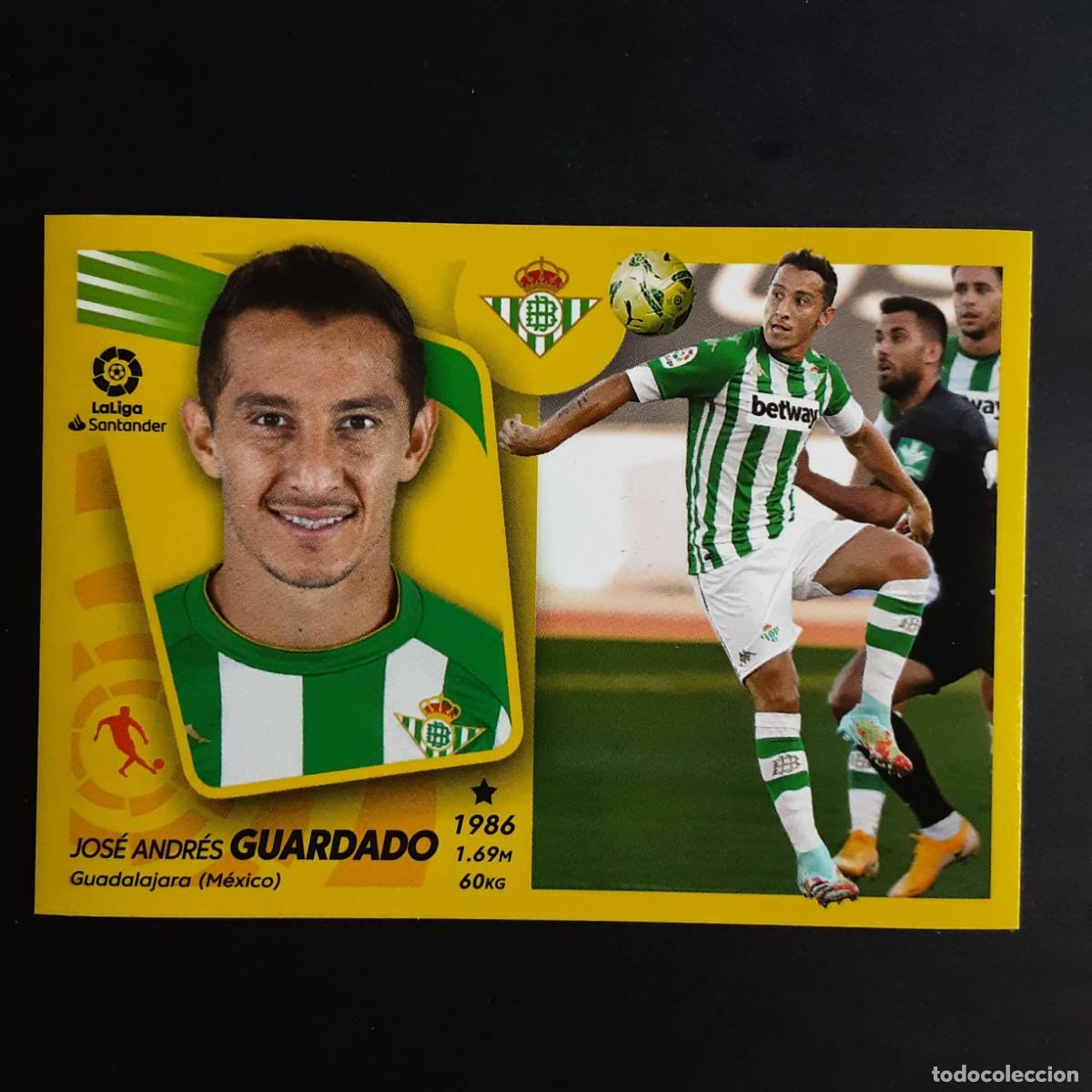 Figurine di Calcio: CROMO LIGA 2021 2022 21 22 COLECCIONES ESTE PANINI N&ordm;13B GUARDADO-BETIS NUNCA PEGADO
