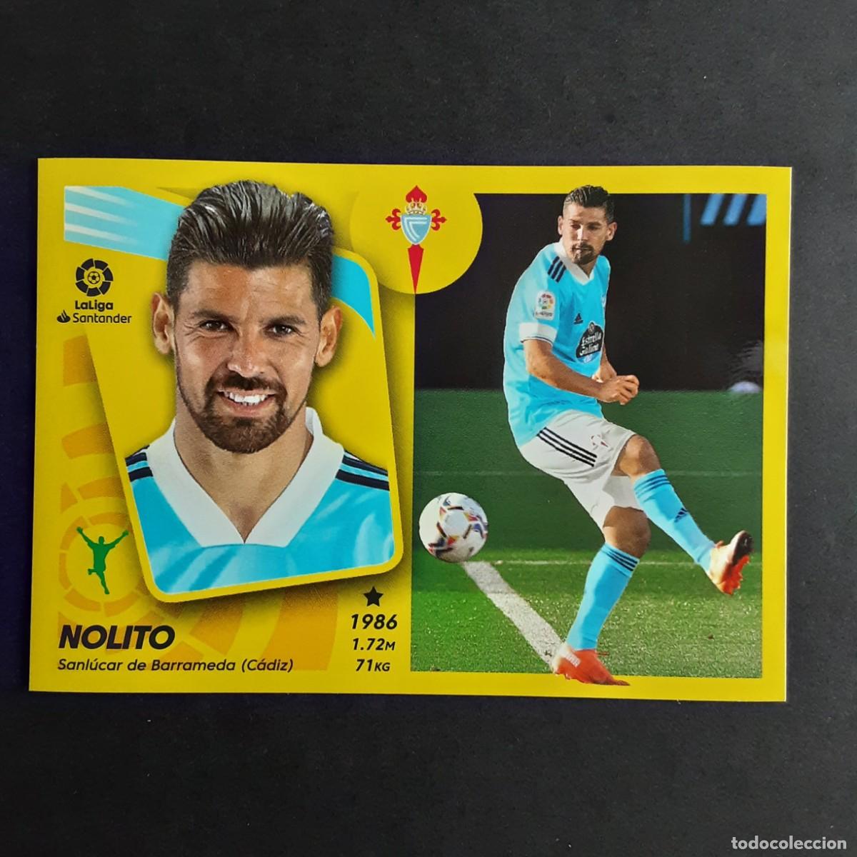 Cromos de F&uacute;tbol: CROMO LIGA 2021 2022 21 22 COLECCIONES ESTE PANINI N&ordm;18 NOLITO-CELTA NUNCA PEGADO