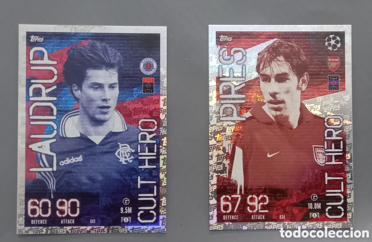 Cromos de f&uacute;tbol: 2 cult hero 23,24 - Foto 1