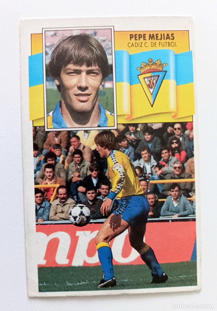 Cromos de f&uacute;tbol: CROMO CADIZ C.F. 1990-91: PEPE MEJ&Iacute;AS I