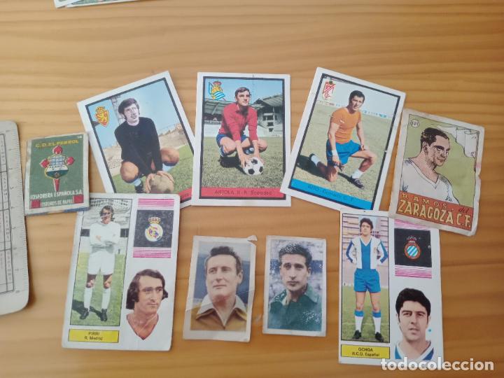 Cromos de F&uacute;tbol: 8 cromos de f&uacute;tbol diferentes