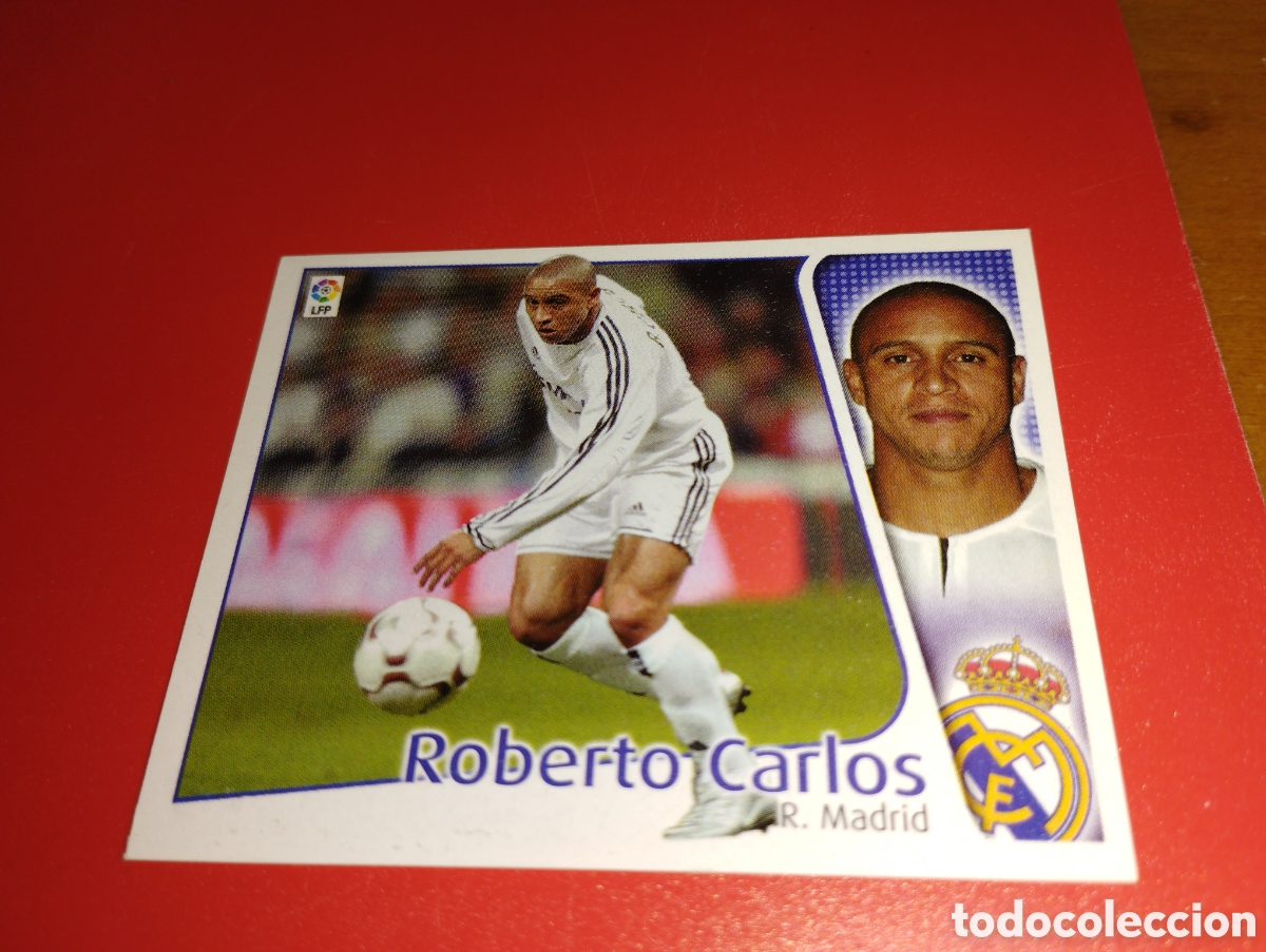 Cromos de f&uacute;tbol: Roberto Carlos este 2004-05 - Foto 1