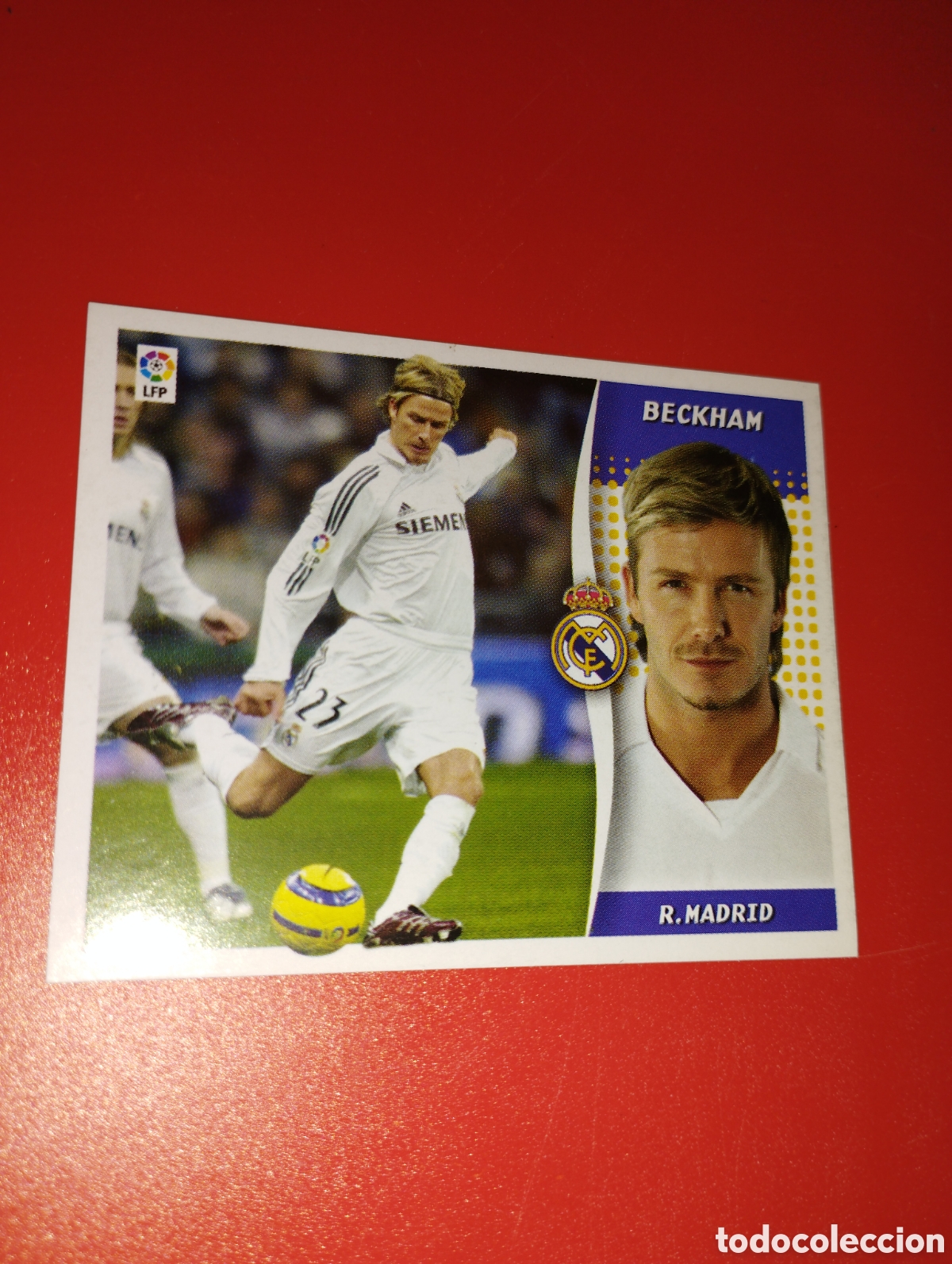 Cromos de f&uacute;tbol: Beckham colecciones Este 2006-07 - Foto 2