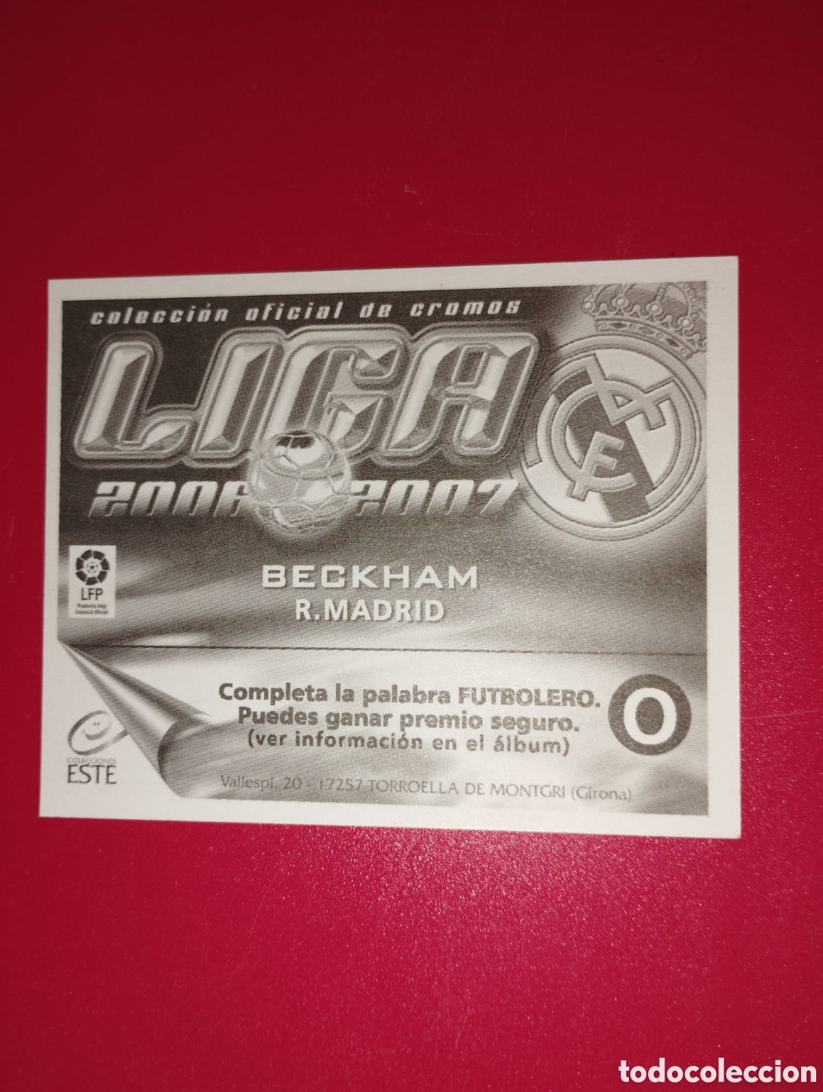 Cromos de f&uacute;tbol: Beckham colecciones Este 2006-07 - Foto 4