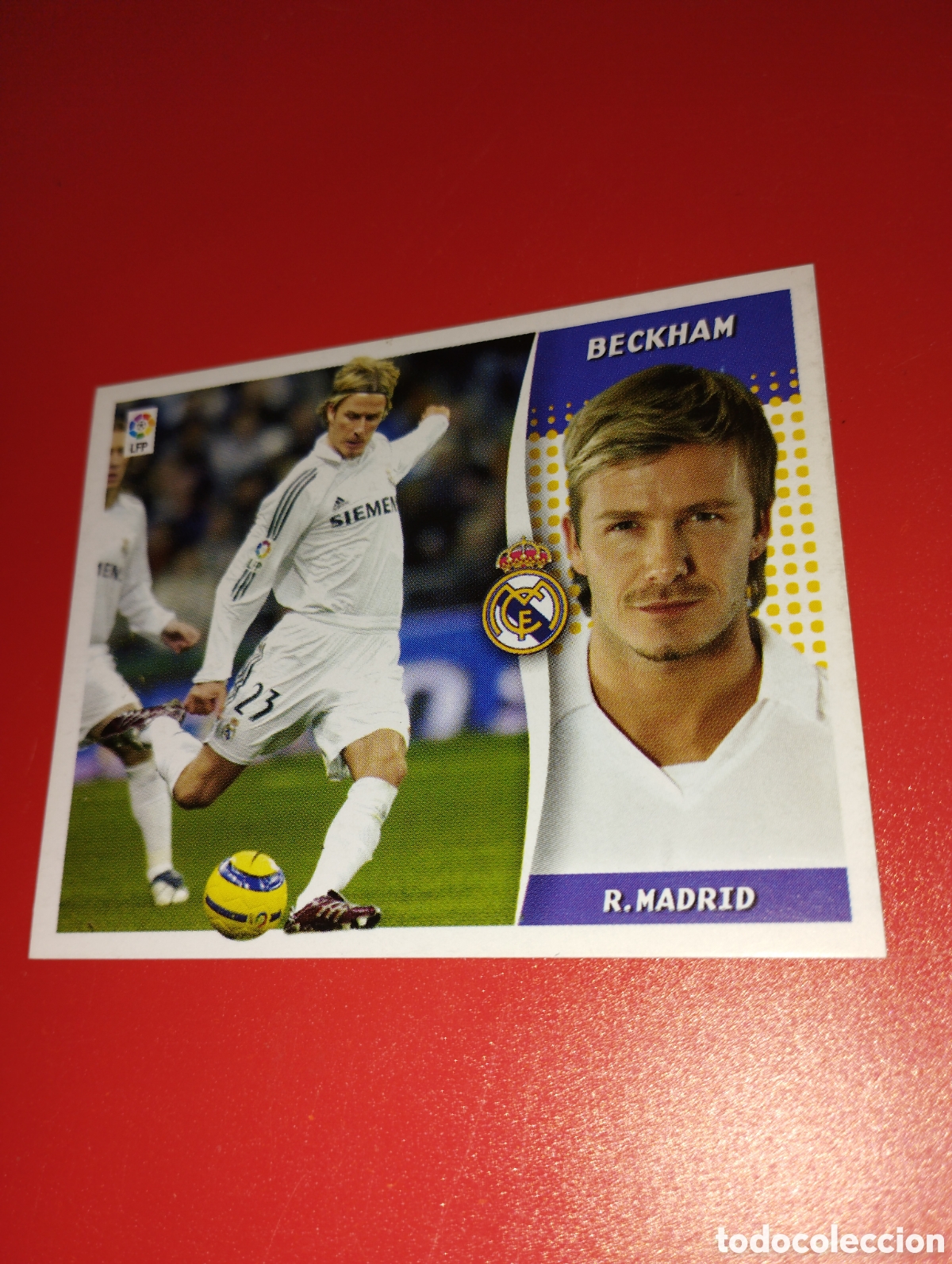 Cromos de f&uacute;tbol: Beckham colecciones Este 2006-07 - Foto 1