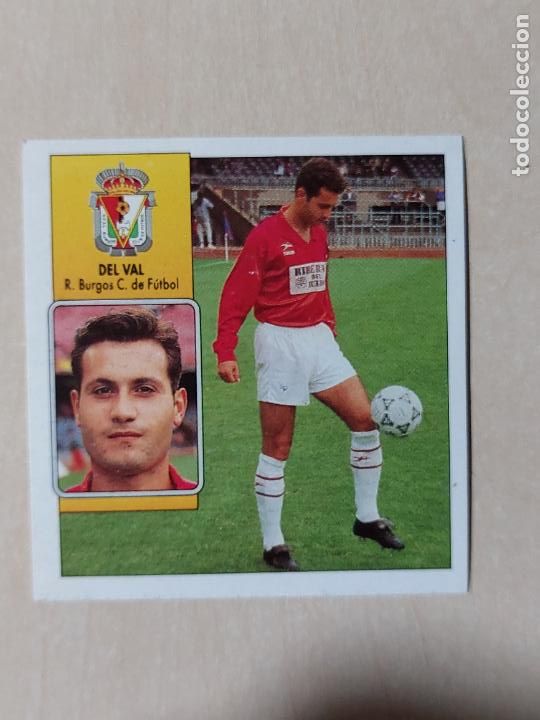 Football Stickers: ESTE 92 93 DEL VAL - REAL BURGOS - CROMO RECUPERADO