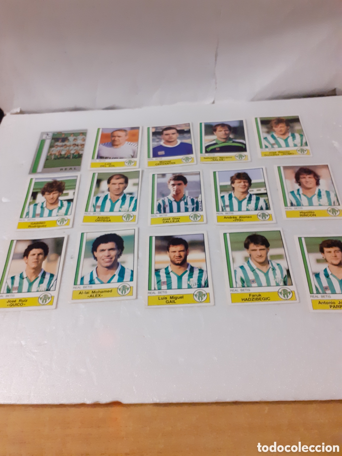 Cromos de Futebol: PANINI CROMOS DEL BETIS SIN PEGAR FUTBOL 87