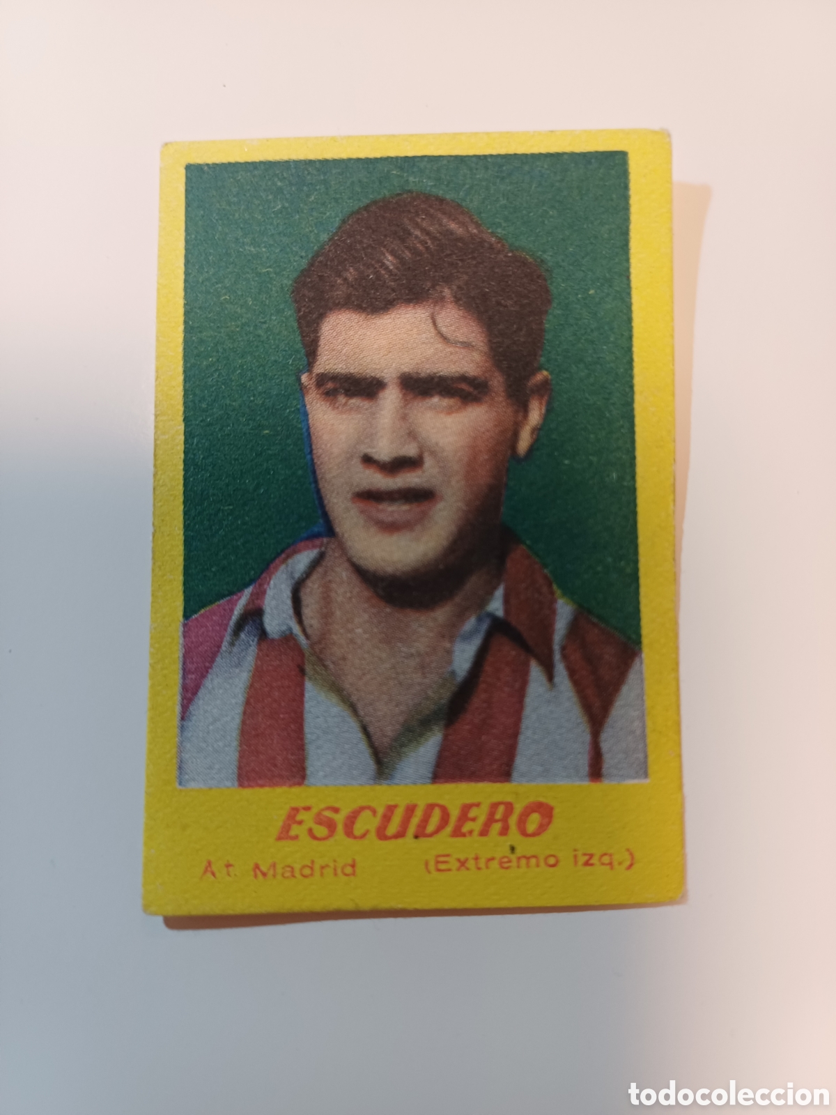 Football Stickers: CROMO ESCUDERO, FUTBOL, AT. MADRID, NUEVO