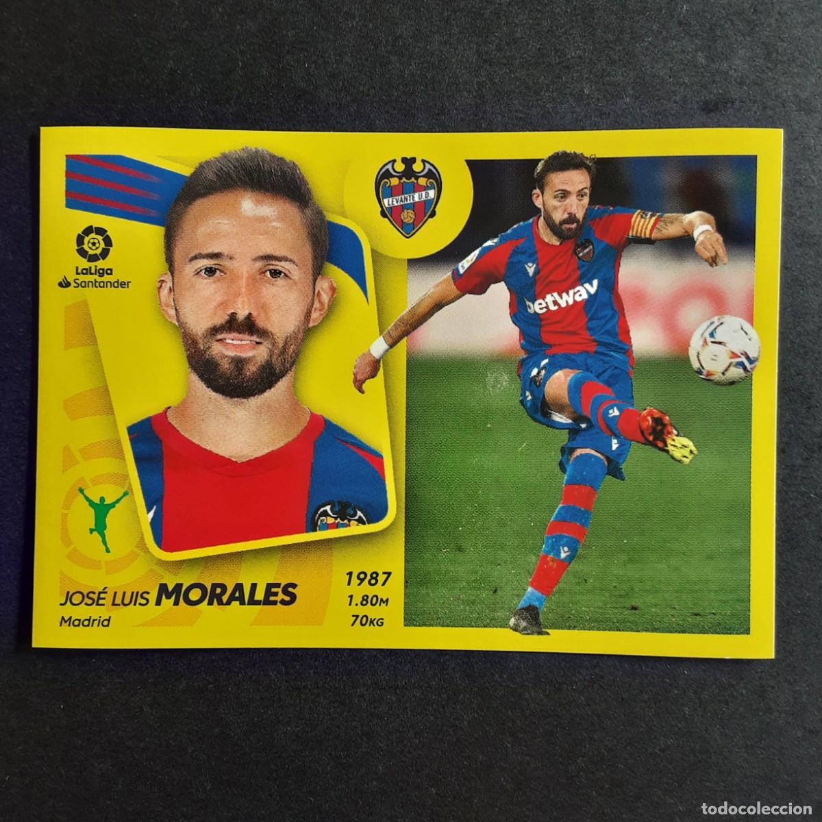 Cromos de f&uacute;tbol: CROMO LIGA 2021 2022 21 22 COLECCIONES ESTE PANINI N&ordm;18 MORALES-LEVANTE NUNCA PEGADO
