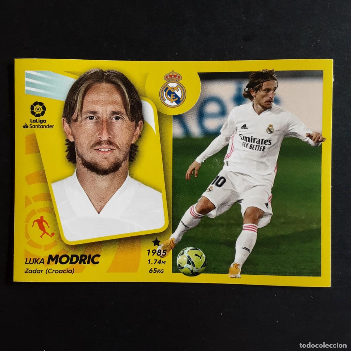 Cromos de F&uacute;tbol: CROMO LIGA 2021 2022 21 22 COLECCIONES ESTE PANINI N&ordm;15 MODRIC-REAL MADRID NUNCA PEGADO