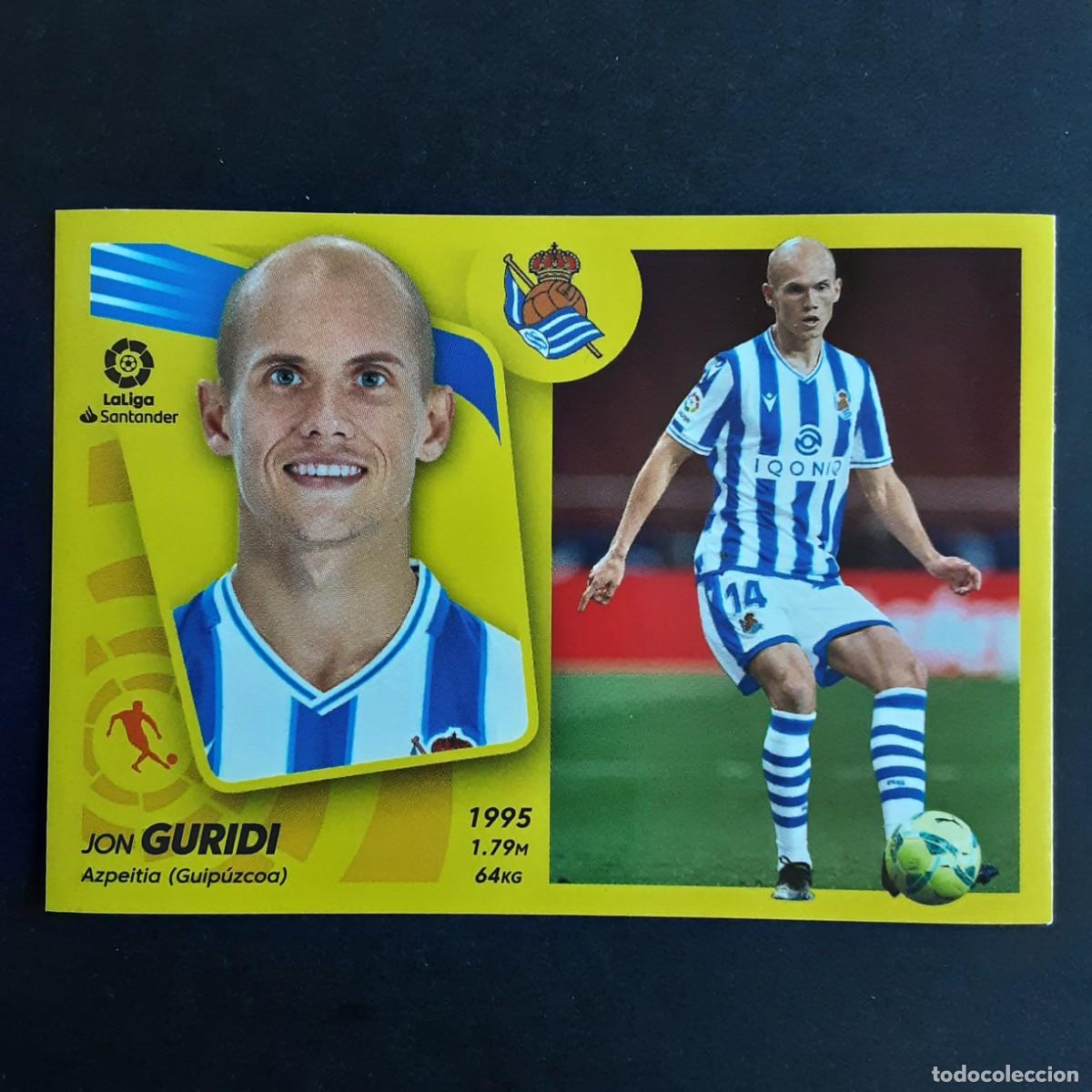Football Stickers: CROMO LIGA 2021 2022 21 22 COLECCIONES ESTE PANINI N&ordm;15B GURIDI-R.SOCIEDAD NUNCA PEGADO