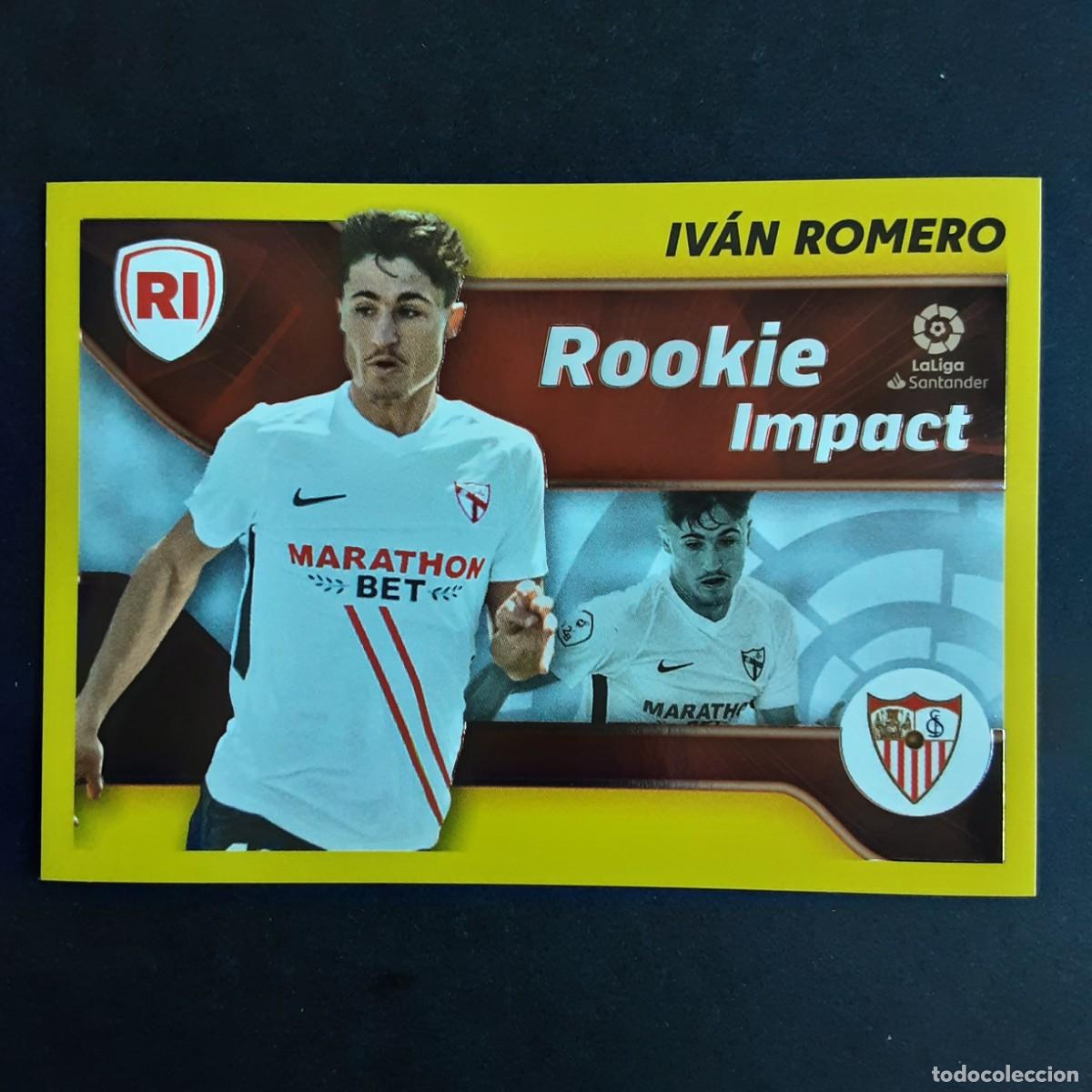 Football Stickers: CROMO LIGA 2021 2022 21 22 COLECCIONES ESTE PANINI N&ordm;4 IVAN ROMERO ROOKIE-SEVILLA NUNCA PEGADO