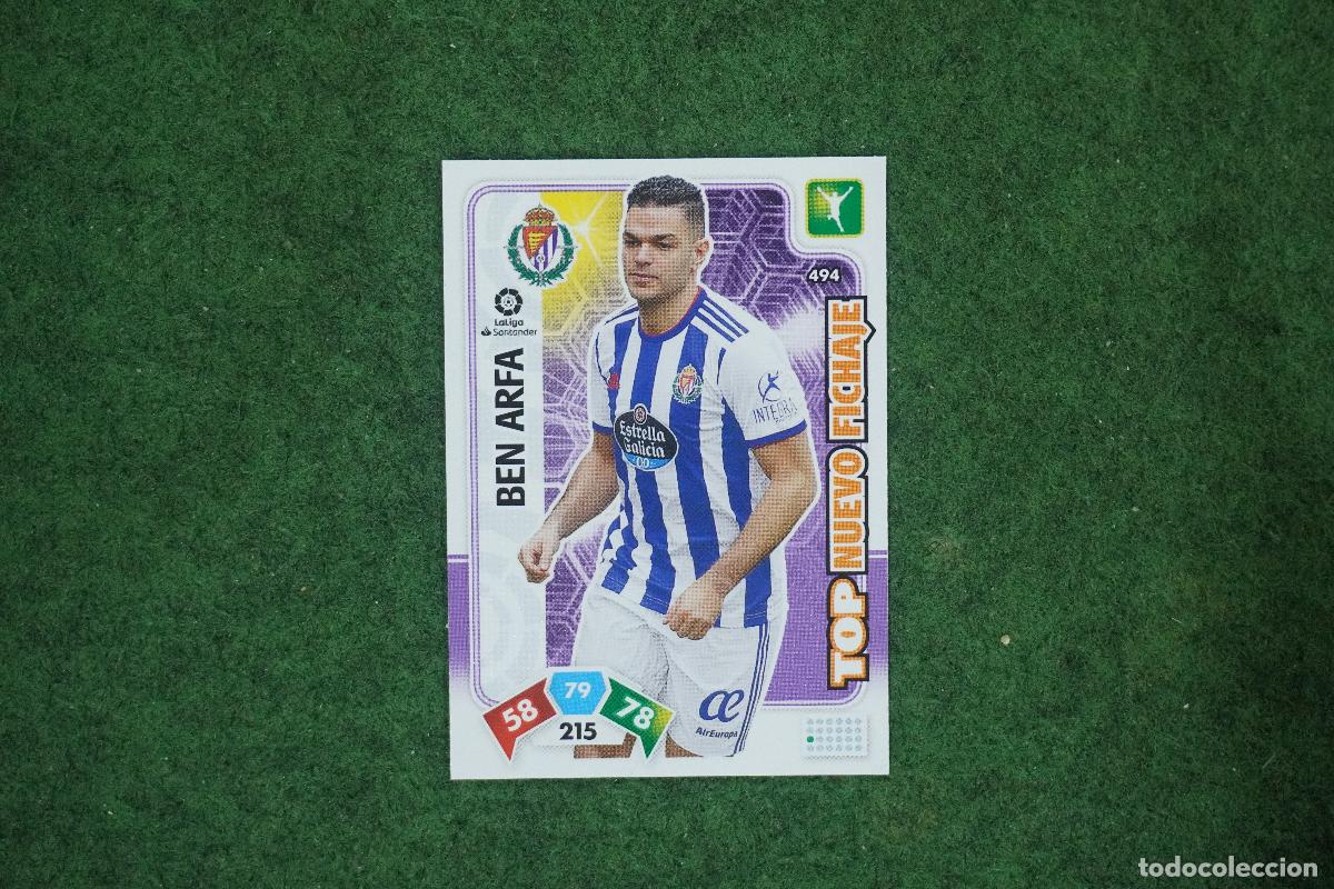 Figurine di Calcio: 494 BEN ARFA VALLADOLID TOP NUEVO FICHAJE ADRENALYN XL 2019 2020 LALIGA SANTANDER 19 20