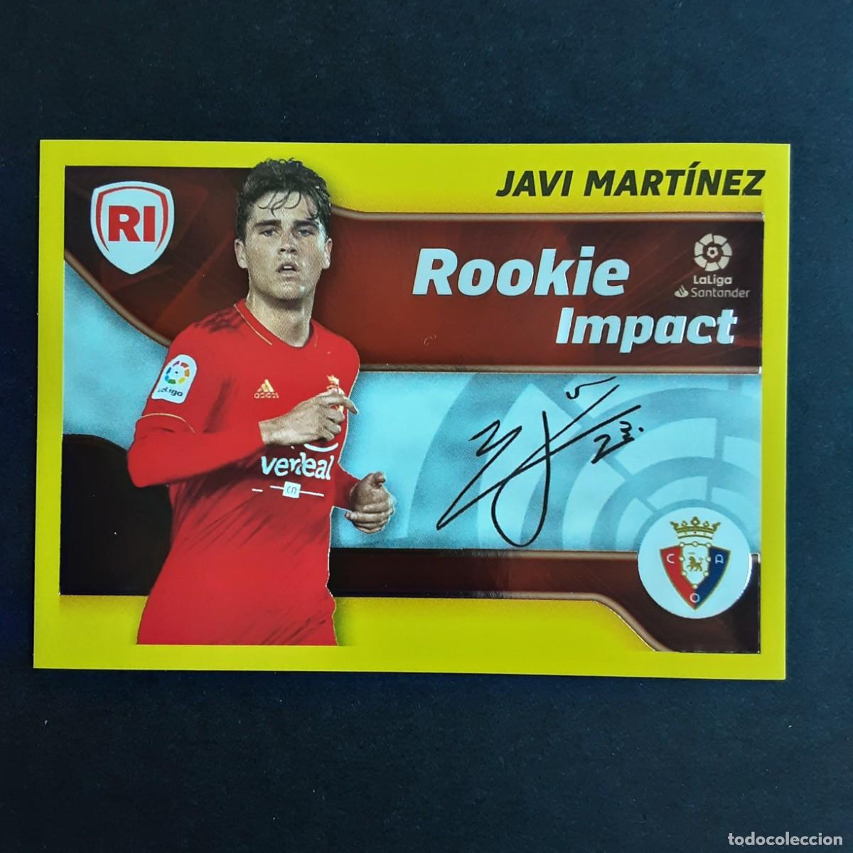Cartes &agrave; collectionner de Football: CROMO LIGA 2021 2022 21 22 COLECCIONES ESTE PANINI N&ordm;4 JAVI MARTINEZ ROOKIE-OSASUNA NUNCA PEGADO