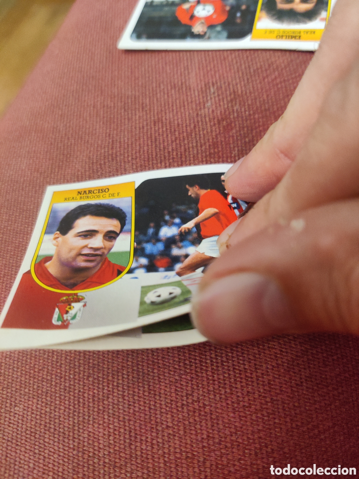 Cromos de f&uacute;tbol: Narciso pe&ntilde;a este 1991 1992 91 92 - Foto 3