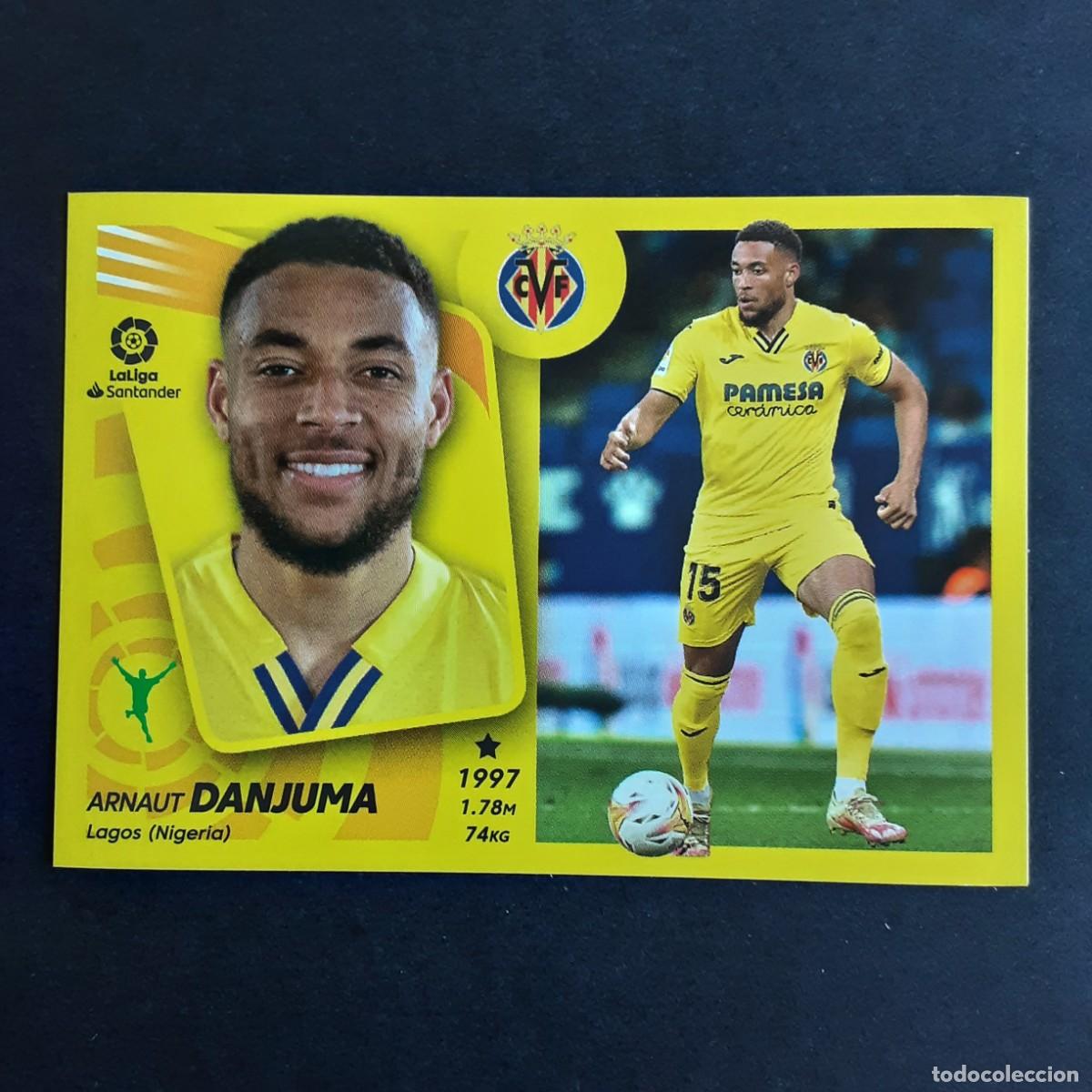 Cartes &agrave; collectionner de Football: CROMO LIGA 2021 2022 21 22 COLECCIONES ESTE PANINI FICHAJE N&ordm;40 DANJUMA-VILLARREAL NUNCA PEGADO