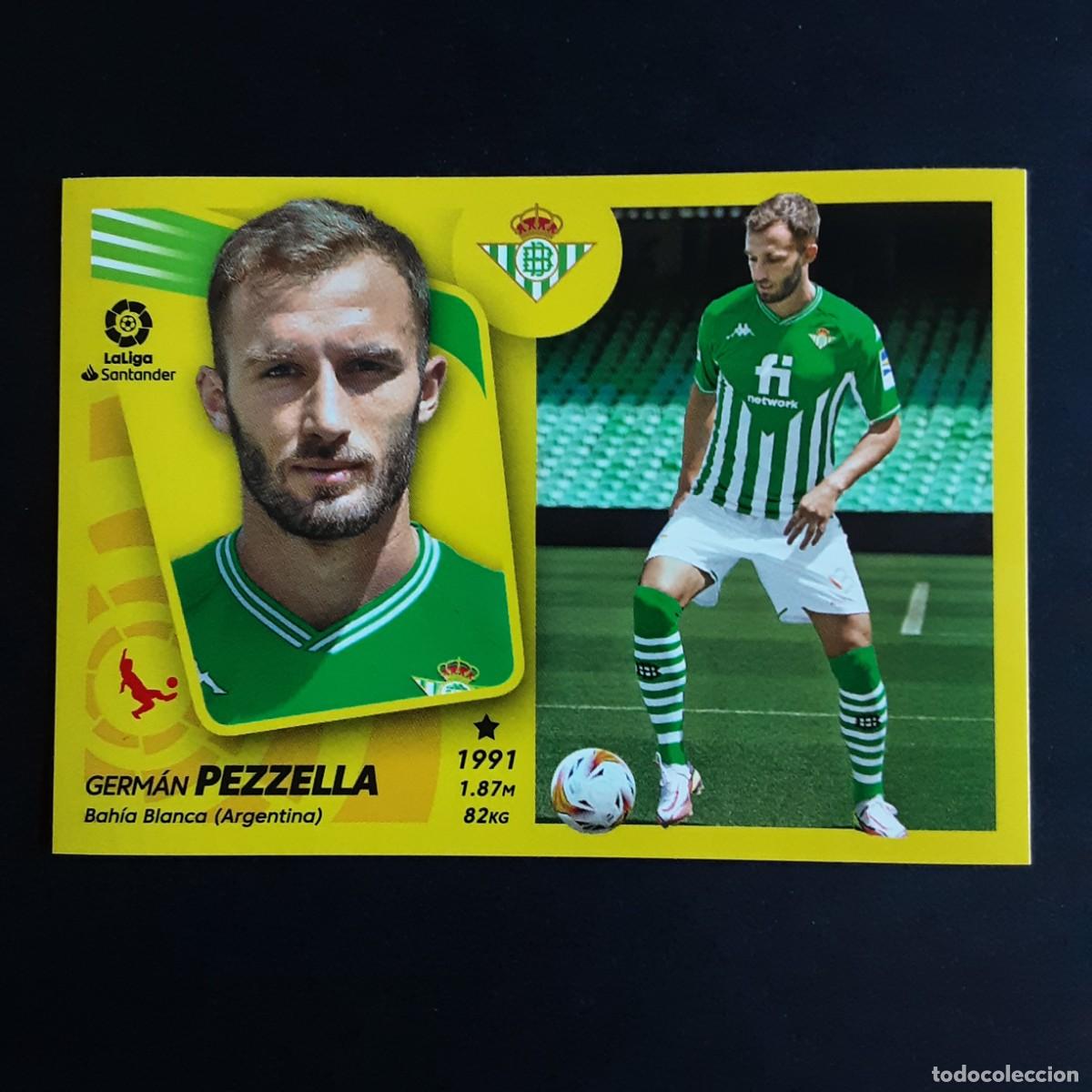Cromos de F&uacute;tbol: CROMO LIGA 2021 2022 21 22 COLECCIONES ESTE PANINI FICHAJE N&ordm;43 PEZZELLA-BETIS NUNCA PEGADO