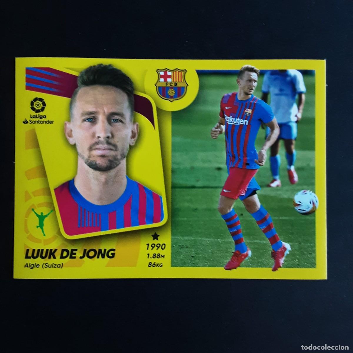 Football Stickers: CROMO LIGA 2021 2022 21 22 COLECCIONES ESTE PANINI FICHAJE N&ordm;61 LUUK DE JONG-BARCELONA NUNCA PEGADO