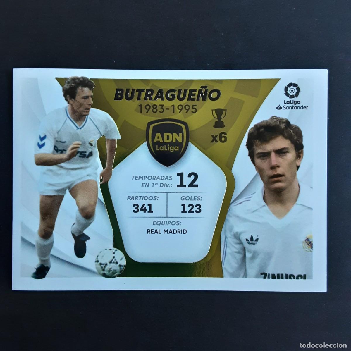 Cromos de F&uacute;tbol: CROMO LIGA 2021 2022 21 22 COLECCIONES ESTE PANINI ADN LA LIGA N&ordm;4 BUTRAGUE&Ntilde;O-R.MADRID NUNCA PEGADO