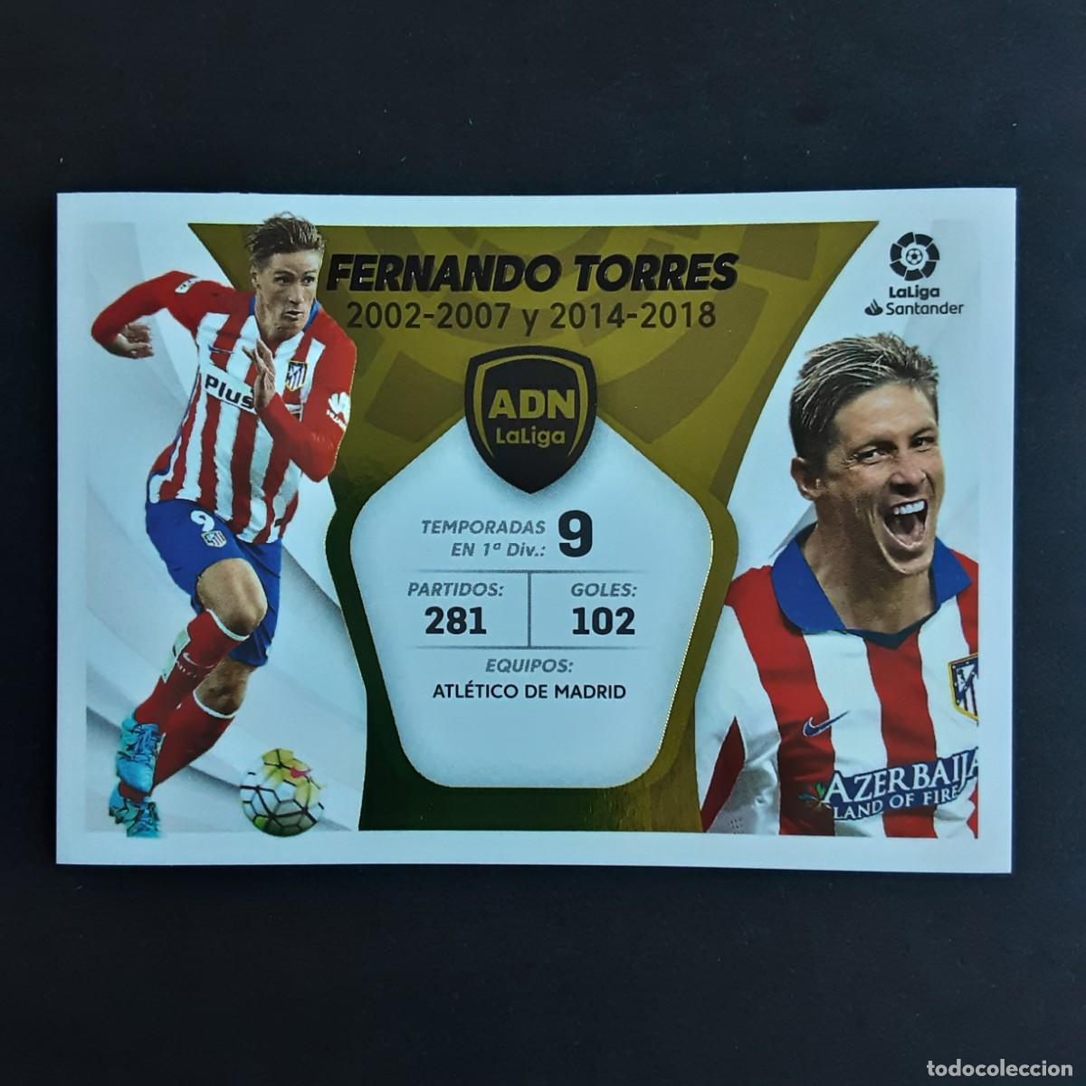 Fu&szlig;ball-Sticker: CROMO LIGA 2021 2022 COLECCIONES ESTE PANINI ADN LA LIGA N&ordm;10 FERNANDO TORRES-AT.MADRID NUNCA PEGADO