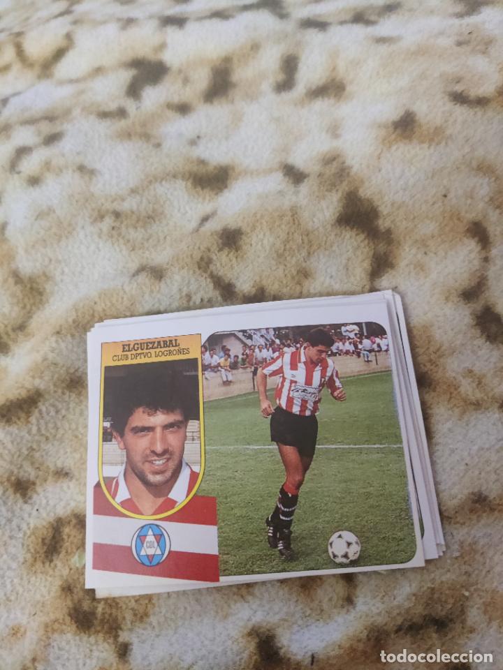 Cromos de f&uacute;tbol: elguezabal logro&ntilde;es este 1991 1992 91 92 despegado - Foto 1
