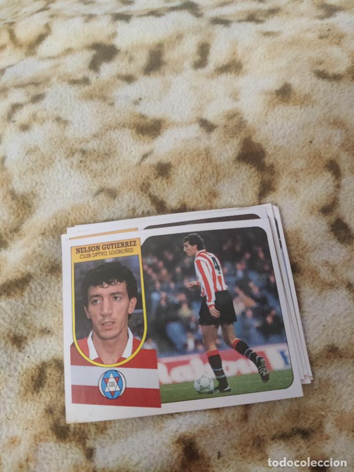 Cromos de f&uacute;tbol: nelson gutierrez logro&ntilde;es este 1991 1992 91 92 despegado - Foto 1
