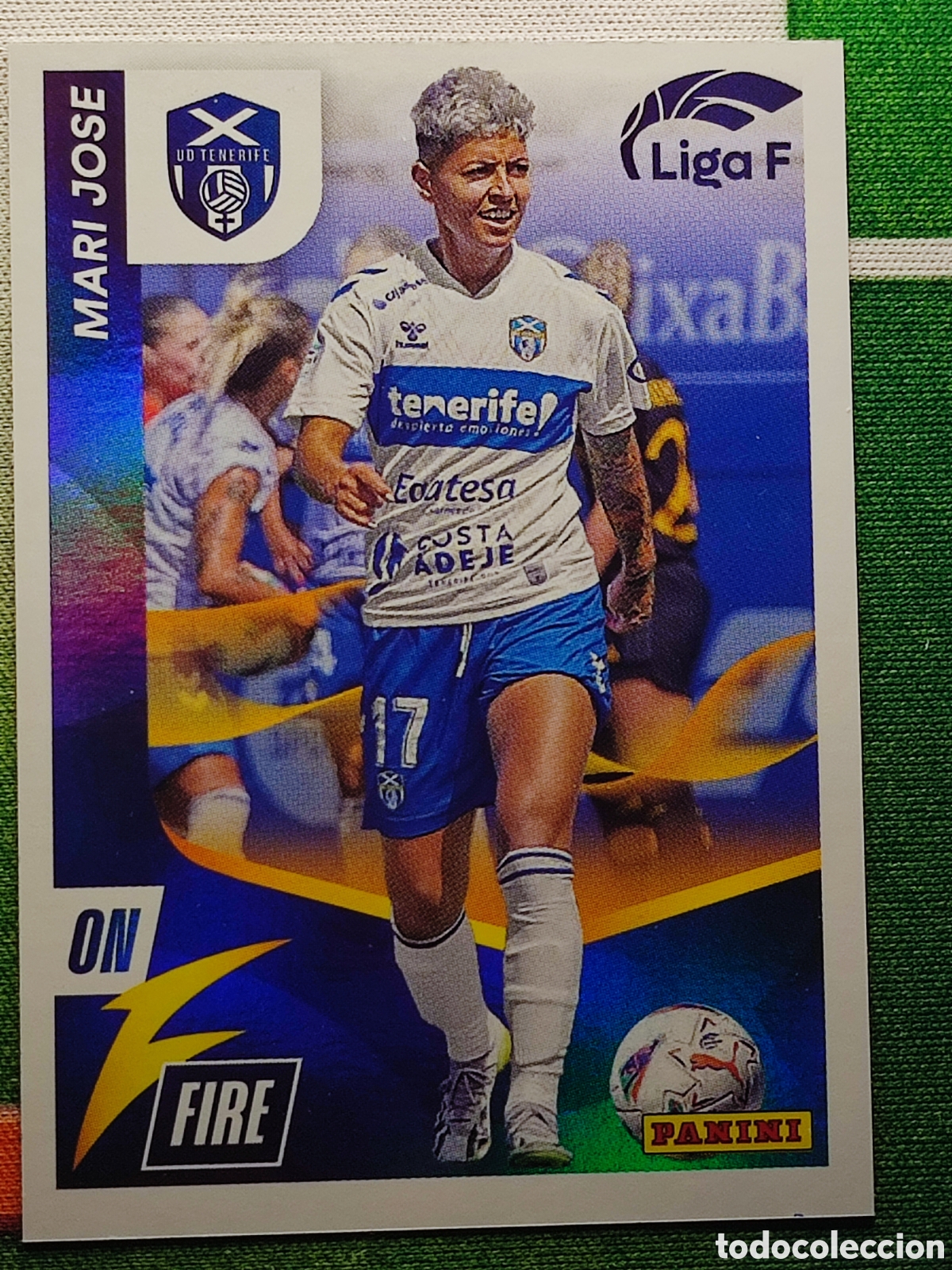 Figurine di Calcio: LIGA F FINETWORK FEMENINA 2023 2024 23 24 PANINI N.&ordm; 343-. Mari Jos&eacute; On Fire