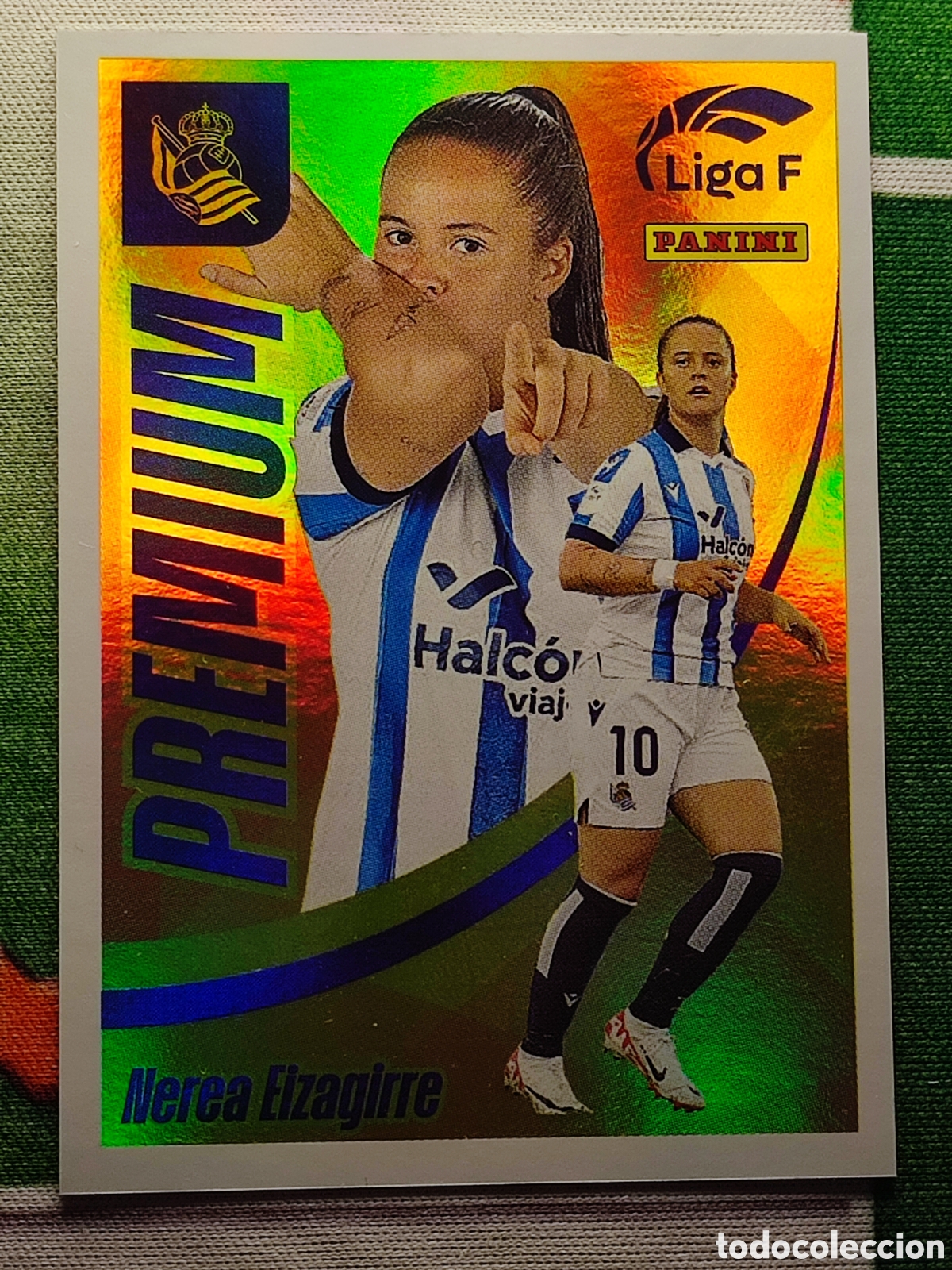 Figurine di Calcio: LIGA F FINETWORK FEMENINA 2023 2024 23 24 PANINI Nerea Eizaguirre Cromos Premium