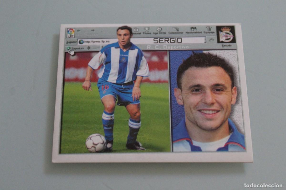 Cromos de f&uacute;tbol: ESTE 01 02 SERGIO COLOCA SIN PEGAR - Foto 1