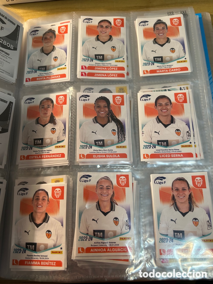 colección completa (397) liga femenina 2023-24 - Compra venta en  todocoleccion