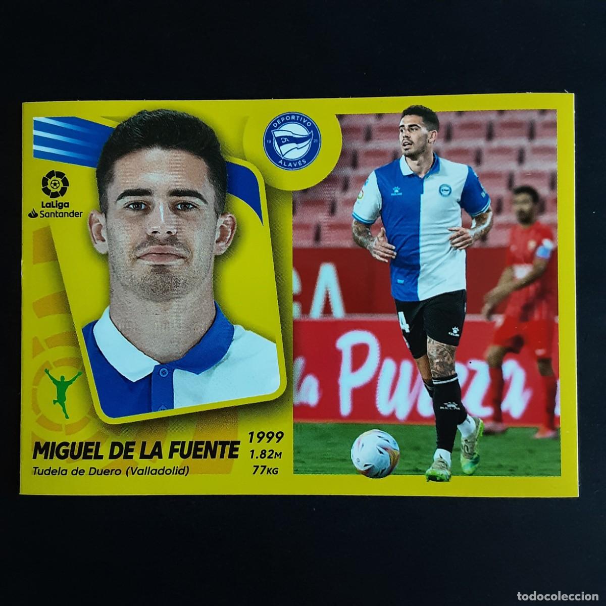 Cartes &agrave; collectionner de Football: CROMO LIGA 2021 2022 COLECCIONES ESTE PANINI COLOCA N&ordm;18 BIS MIGUEL DE LA FUENTE-ALAVES NUNCA PEGADO
