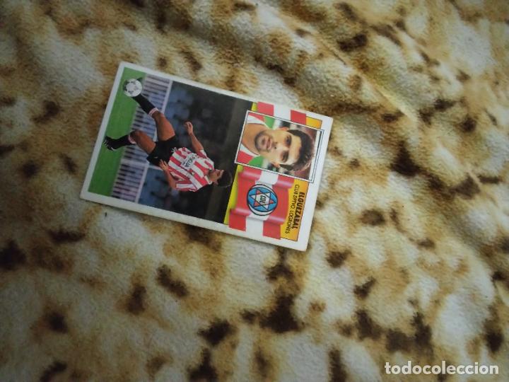 Cromos de f&uacute;tbol: elguezabal logro&ntilde;es este 1990 1991 90 91 despegado - Foto 1