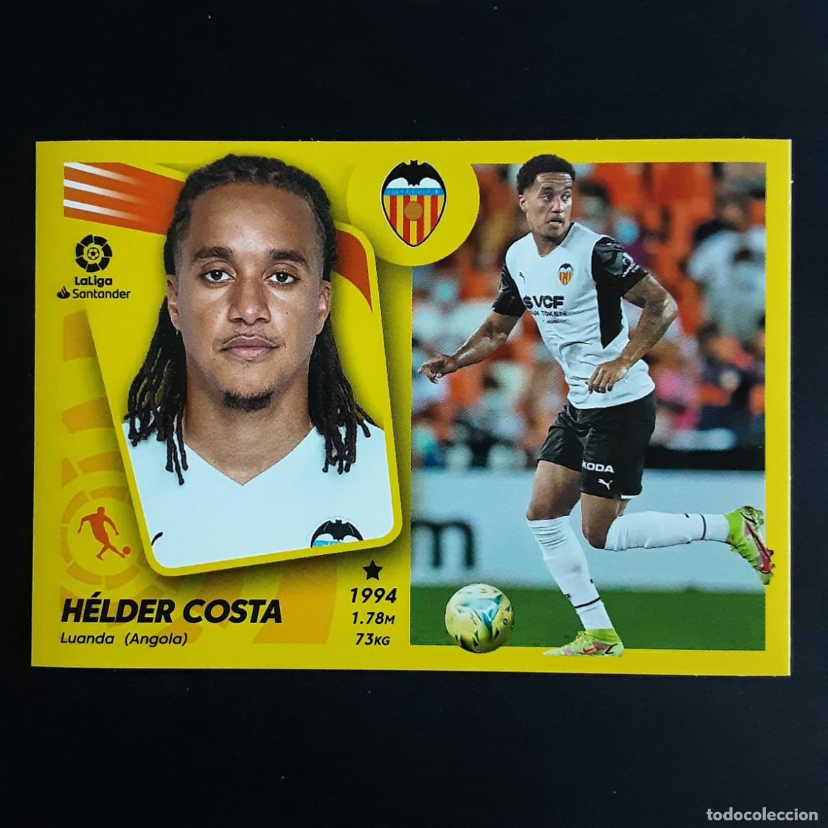 Figurine di Calcio: CROMO LIGA 2021 2022 COLECCIONES ESTE PANINI COLOCA N&ordm;14 BIS HELDER COSTA-VALENCIA NUNCA PEGADO