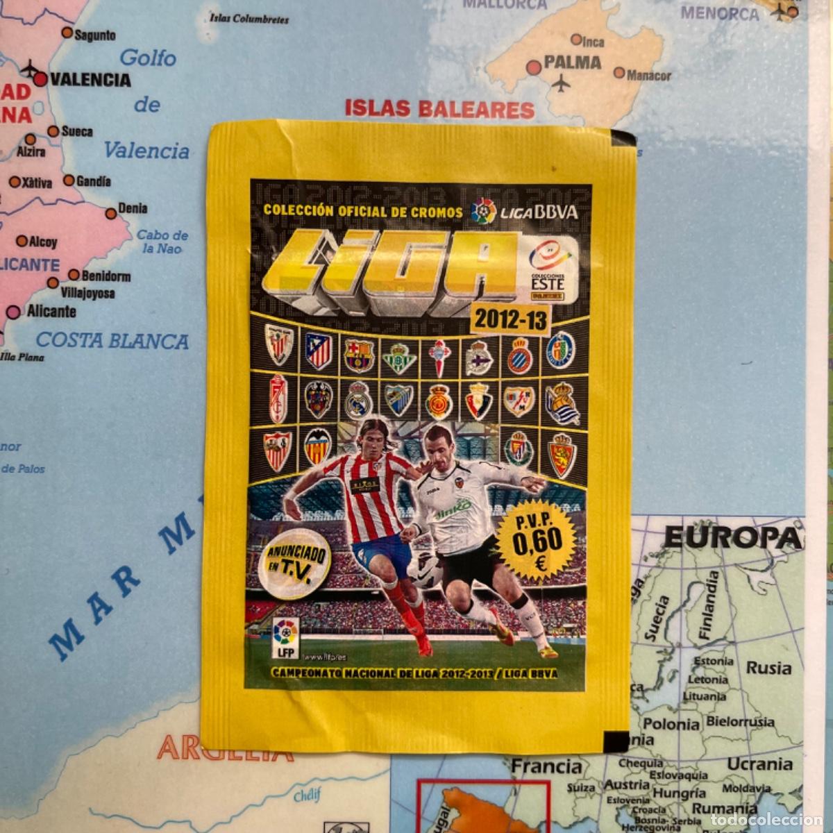 Cromos de f&uacute;tbol: Sobre Sin abrir versi&oacute;n estrecha liga este 12-13 2012-2013