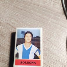 Cromos de Fútbol: AÑOS 70. SOLSONA. R.C.D. ESPAÑOL. FOSFOROS DEL PIRINEO S.A.