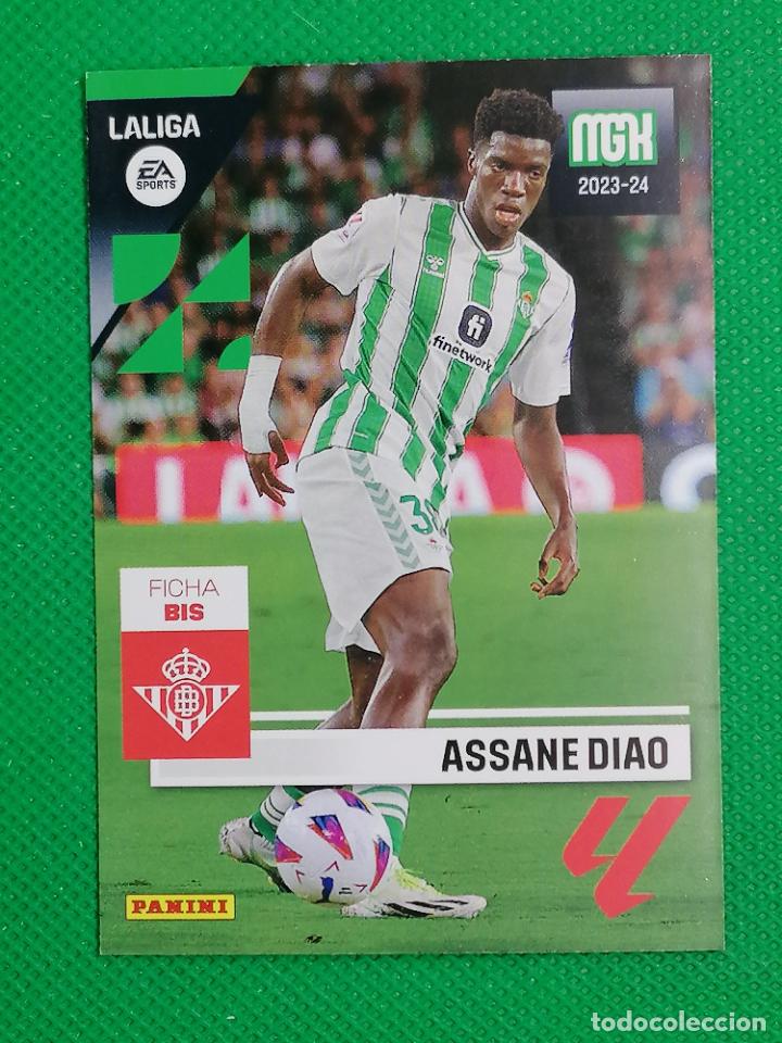 Cromos de F&uacute;tbol: 122 BIS ASSANE DIAO BETIS EDICION LIMITADA MEGACRACKS 2023 2024 23 24