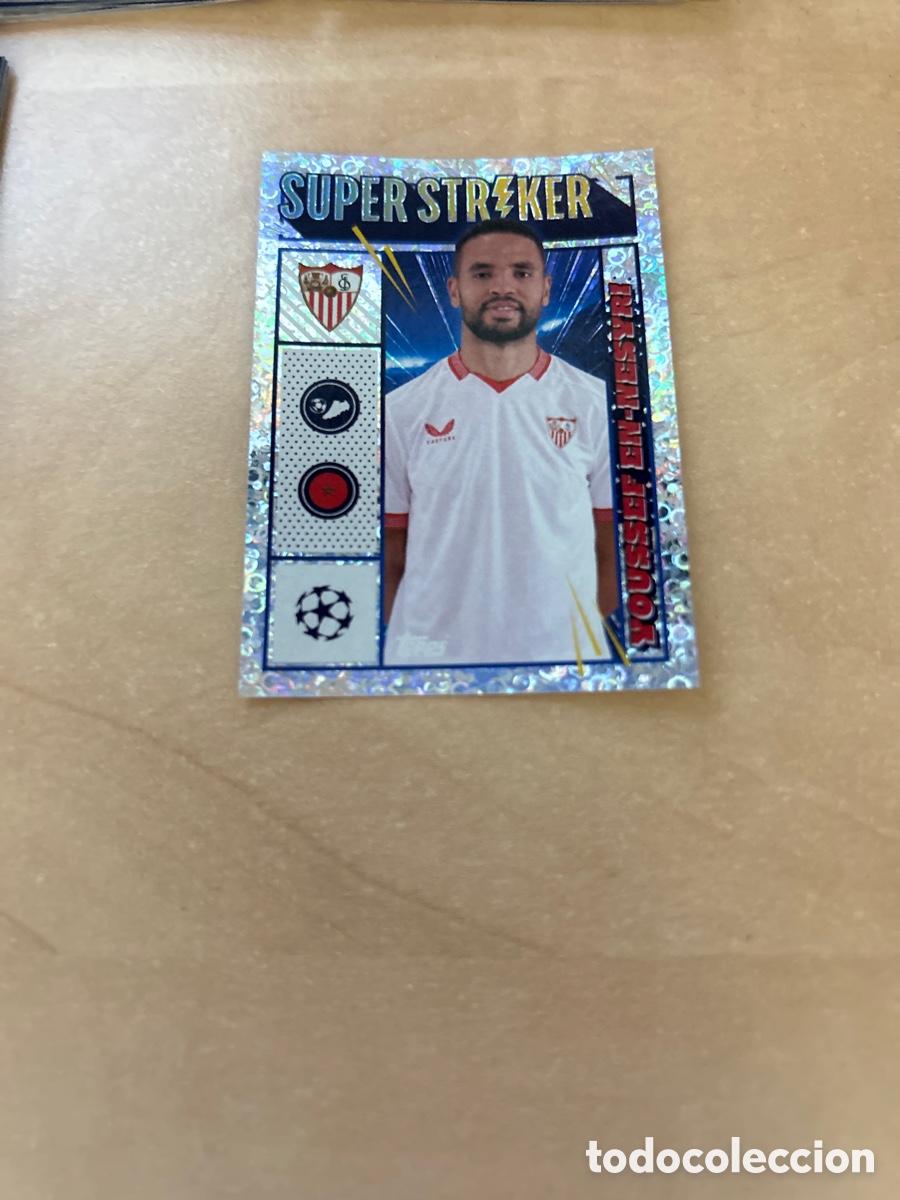 Cromos de f&uacute;tbol: En-Nesyri 459 Sevilla Topps Stickers 23 24 UEFA Champions League 2023 2024 23/24 2023/24