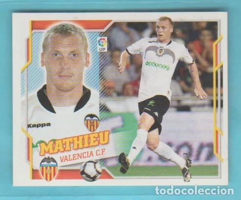 Cromos de f&uacute;tbol: EDICIONES ESTE 2010 2011 10-11 VALENCIA C.F MATHIEU 8 A 8A - Foto 1