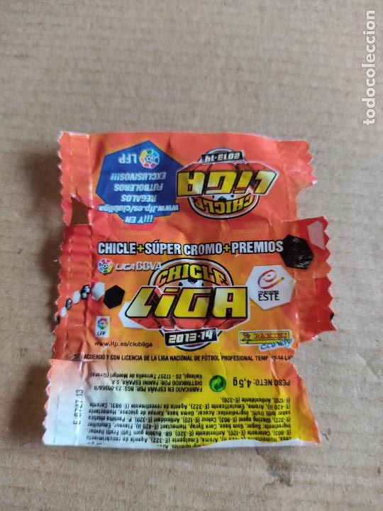 Cromos de F&uacute;tbol: ENVOLTORIO CHICLE CROMO FUTBOL LIGA 2013-2014 EDICIONES ESTE PANINI 13-14