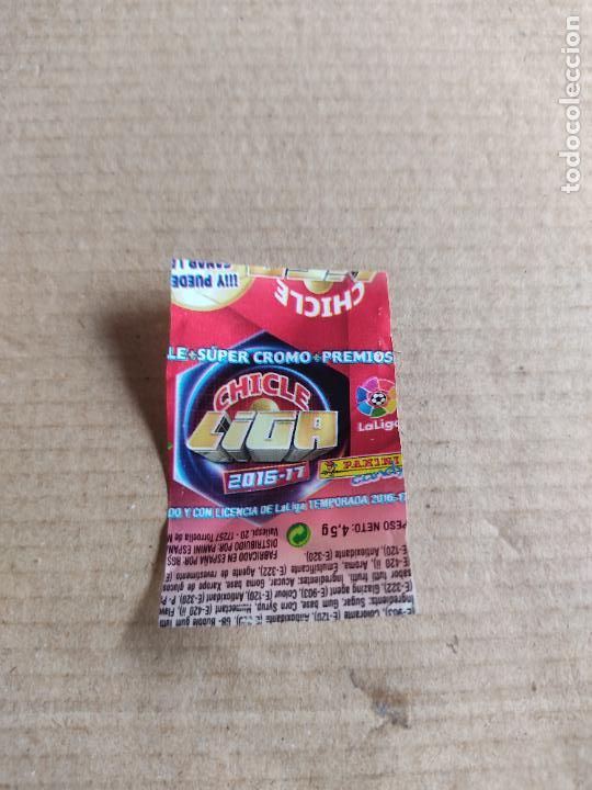 Cromos de F&uacute;tbol: ENVOLTORIO CHICLE CROMO FUTBOL LIGA 2016-2017 EDICIONES ESTE PANINI 16-17