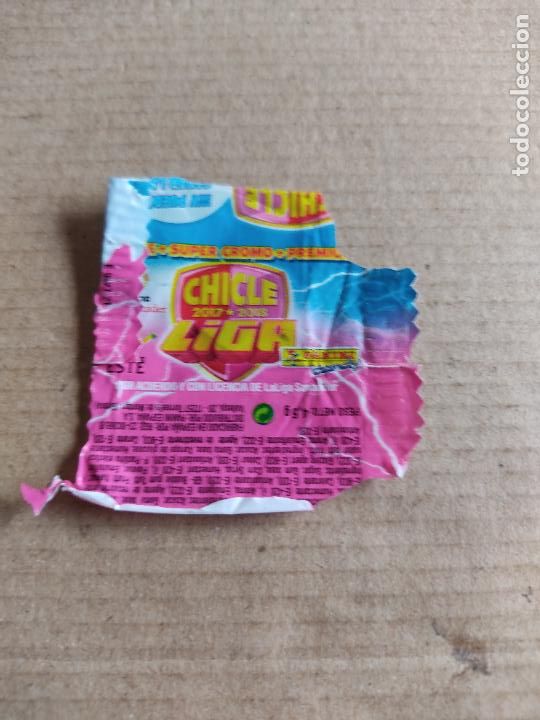 Cromos de F&uacute;tbol: ENVOLTORIO CHICLE CROMO FUTBOL LIGA 2017-2018 EDICIONES ESTE PANINI 17-18