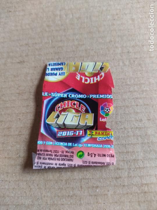 Cromos de F&uacute;tbol: ENVOLTORIO CHICLE CROMO FUTBOL LIGA 2016-2017 EDICIONES ESTE PANINI 16-17