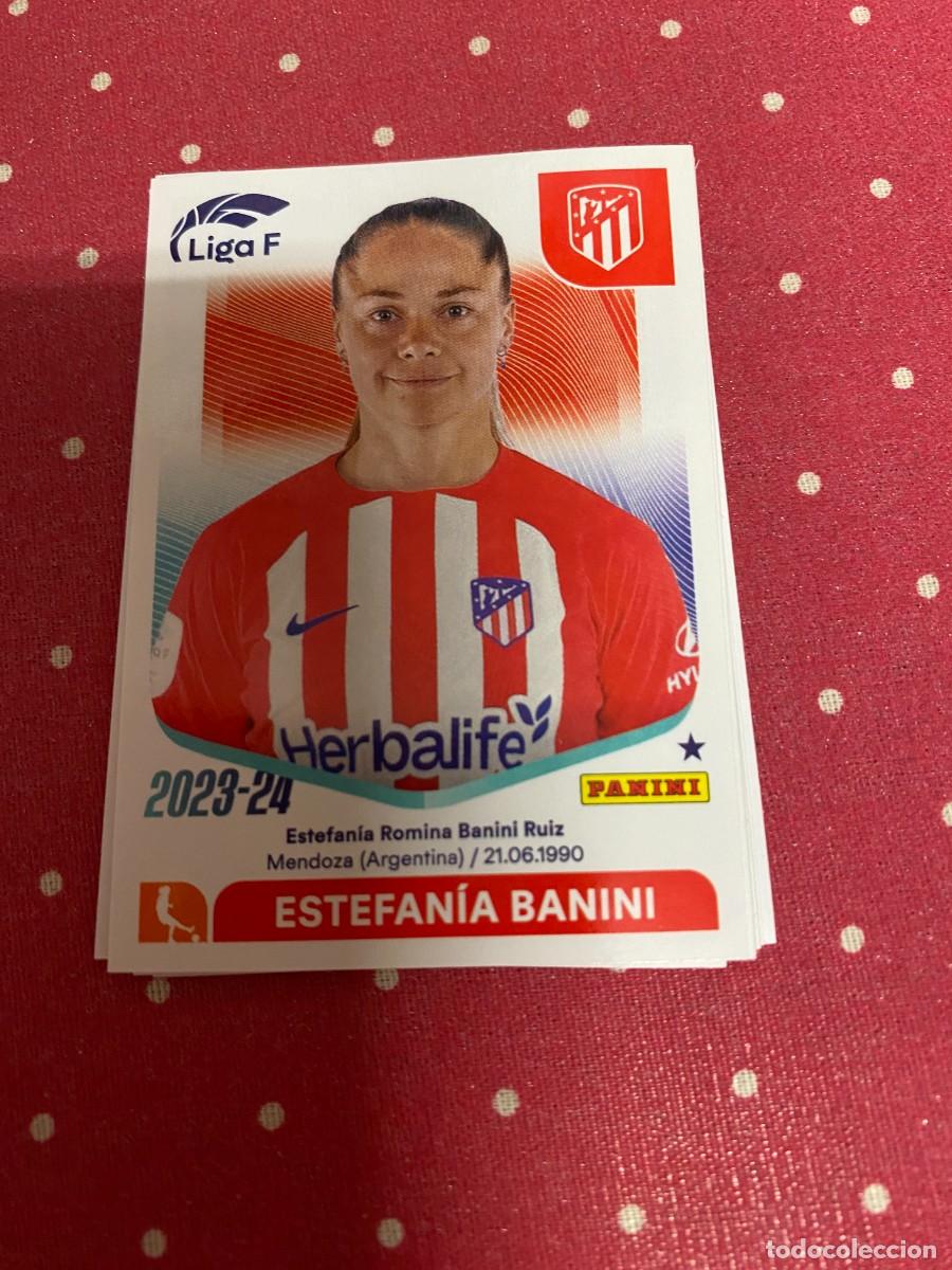 Cromos de F&uacute;tbol: LIGA FEMENINA 2023 2024 23 24 N&ordm; 34 ESTEFANIA BANINI ATLETICO DE MADRID