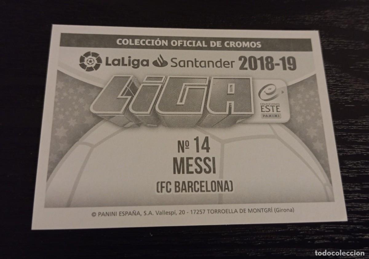 Cromos de f&uacute;tbol: -ESTE 18-19 : MESSI ( BARCELONA ) - Foto 4