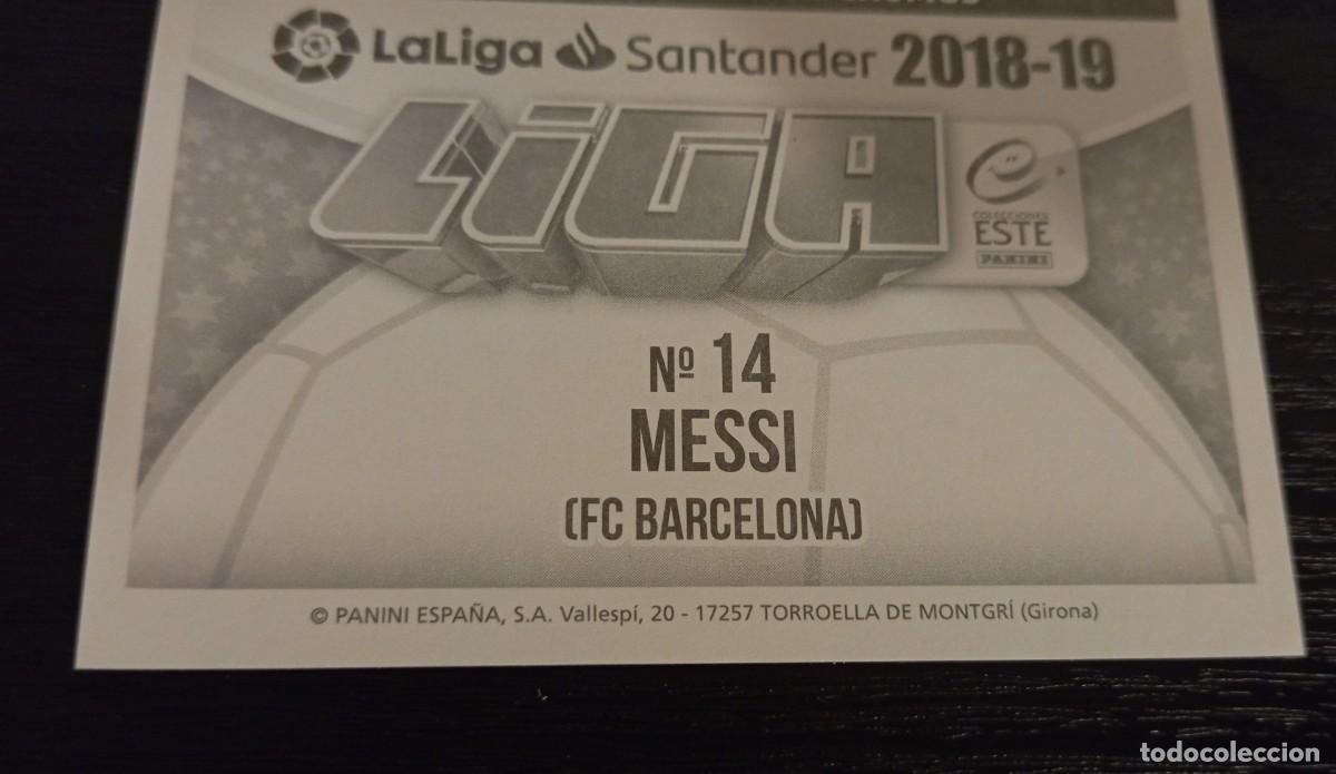 Cromos de f&uacute;tbol: -ESTE 18-19 : MESSI ( BARCELONA ) - Foto 6